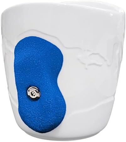 TWO STONES Rock Climbing Kaffeebecher - perfekt für Kletterer und als Geschenk (Weiß + Blau)  
TWO STONES Rock Climbing 