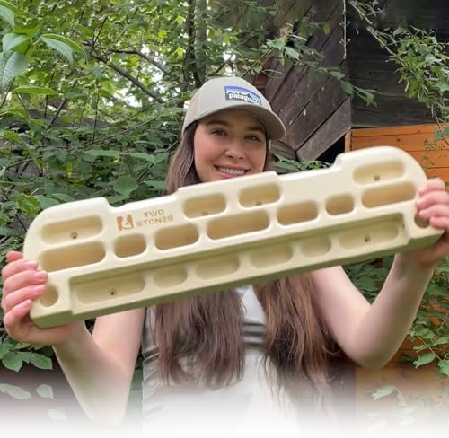  Two Stones Fingerboard für Rockkletterer - Trainingstool für Innenausbildung und Outdoor-Praxis
| Two Stones Rock Climb
