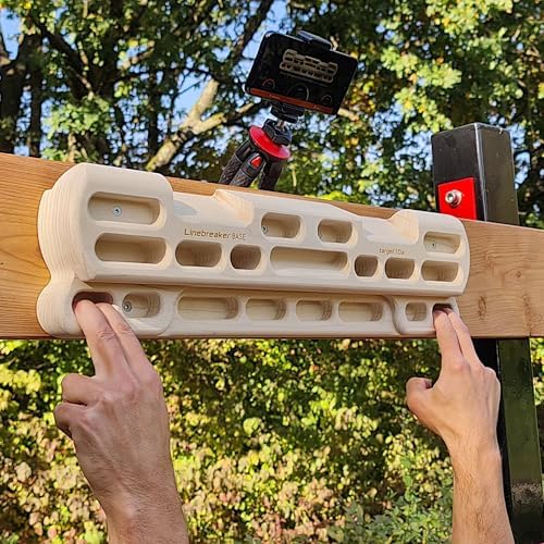 Linebreaker Base - Hangboard für Anfänger ins Kletter- & Bouldertraining | Mit App-Funktionen | Griffkraft gezielt steig