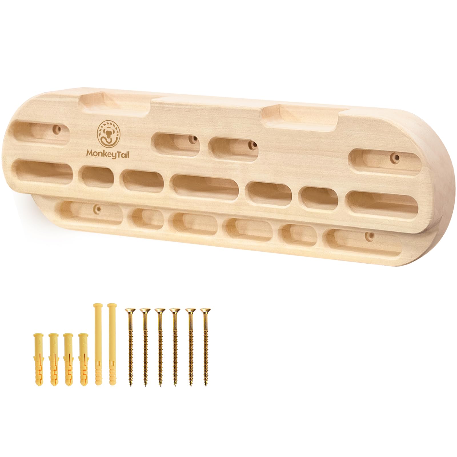 MonkeyTail Fingertraining Hangboard, Grimmbrett für alle Kletterer,ertools für Bouldern und Fortschrittliches Fingertrai