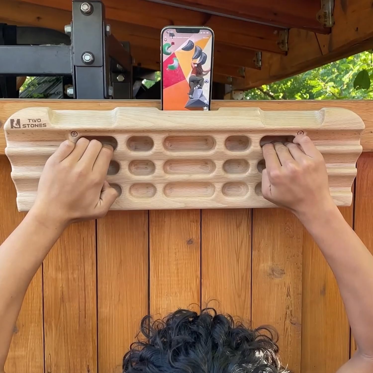  **Hangboard Kletterbrett mit kräftiger Durchhaltevermögen für professionelle Kletterer im Training und Outdoor-Use**
| 