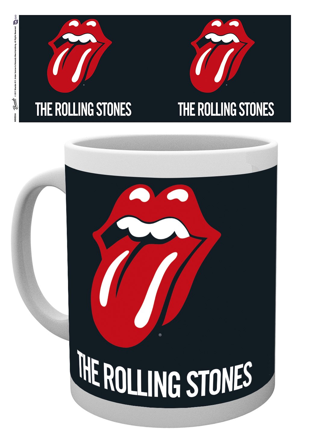 The ROLLING STONES Mug - 320 ml - Metallogo - Designlover